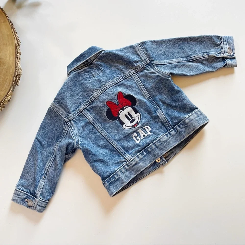 Gap x Disney Minnie Mouse Jean Denim Jacket | 18-24m